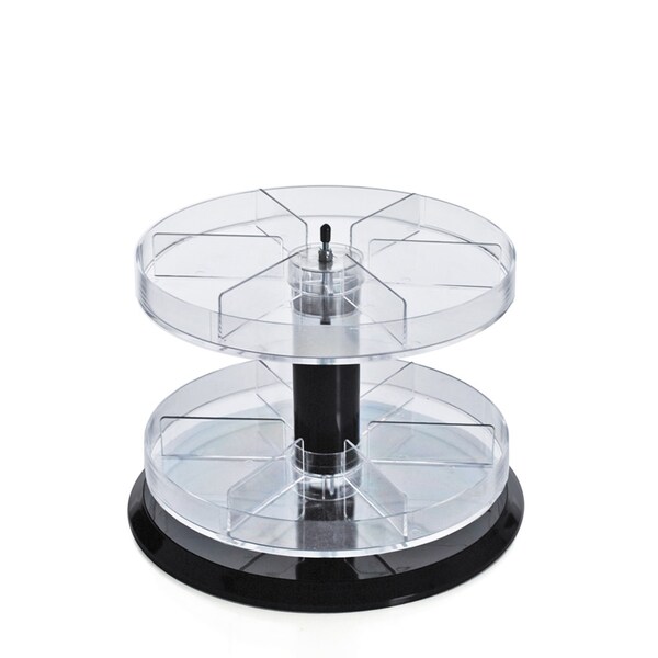 Two Tier Revolving Display 8"H x 11"Dia. - 12 Sections